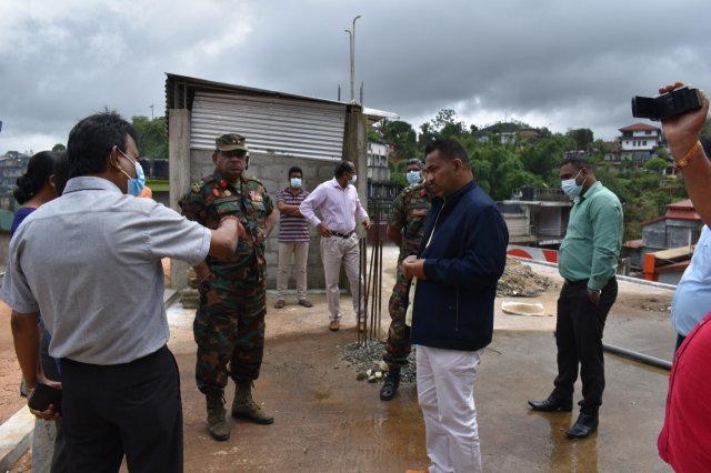 Field visit to affected areas in Ambagamuwa Korale Divisional secretariat Division